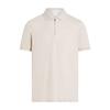 Mens Zip Neck Regular Short-Sleeved Polo Shirt