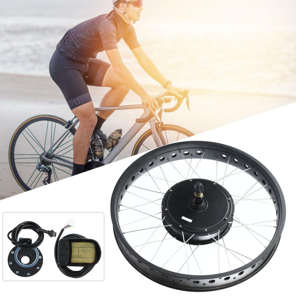 Ebike Conversion Kit with 72V 3000W Motor 26inch Wheel LCD5 Meter