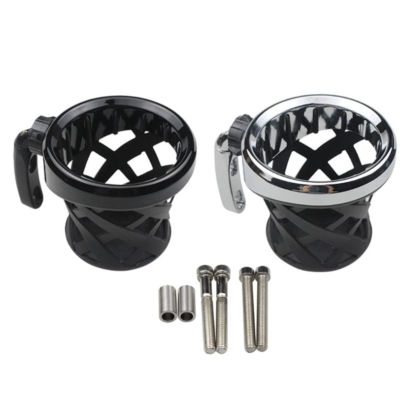 Bike Drink Cup Mount with Bar Bracket and Open Base Cup Frame Modification Part for Gl1800 F6B 2018-2022 Commutes, Fuel Stops, and Road Travel Each