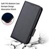TCL 501 4G Leather Phone Case with Card Slot, Stand, and Lanyard.