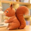 Plush Squirrel Cartoon Toy Cartoon Stuffed Doll  Decoration Kids Gifts Cute