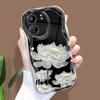 Cute Cartoon Pattern Cream Texture Casing Wavy Edge Soft Silicone Cover Phone Case for Xiaomi Redmi