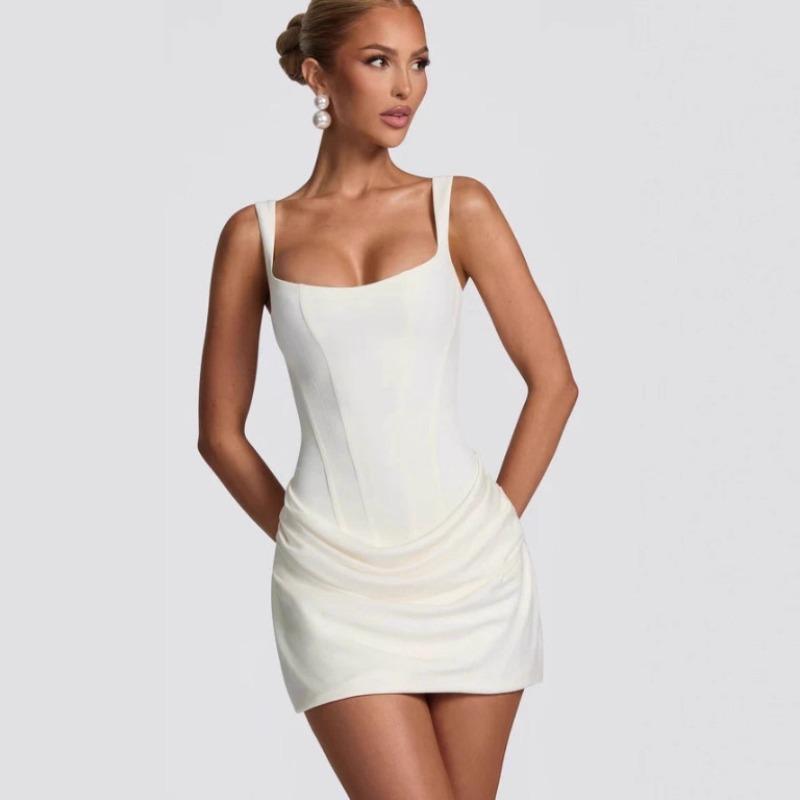 Tube Top Shoulder Strap Short Strap Sexy Spice Girl Dress Supply Wholesale