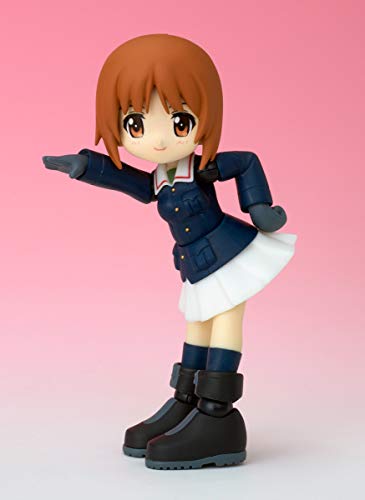 Mameshiki Girls & Panzer Series Mameshiki Nishizumi Miho Total Height Approximately 100mm PVC/ABS Painted Movable Figure