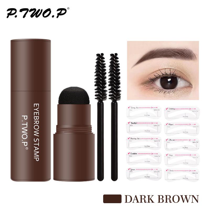 Пудра для бровей Lazy Seal Пудра для бровей Thrush Водостойкая пудра для бровей Long Lasting Eyebrow Enhancer Пудра для бровей темно-коричневого