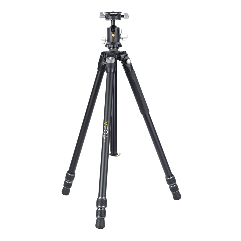 VANGUARD VEO 3 263 AB Camera VEO 3 Series 26mm Leg 3 Sections Tripod, Professional, Diameter, Arca-Swiss Compatible, Aluminum, чёрный