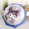 1pc Cute Cat with Crown Illustration Umbrella with Plastic Handle,Suitable for All Seasons Home Travel Outdoor UmbrellaSanlio045