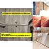Durable Pvc Transition Strip For Seam Concealment Self Adhesive Design For Modern Home Decor In Bathrooms Living Rooms And Sports Areas