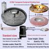 6" Dustproof Vacuum Grinding Cover for Concrete and Stone with Diamond Wheel Dust Collection