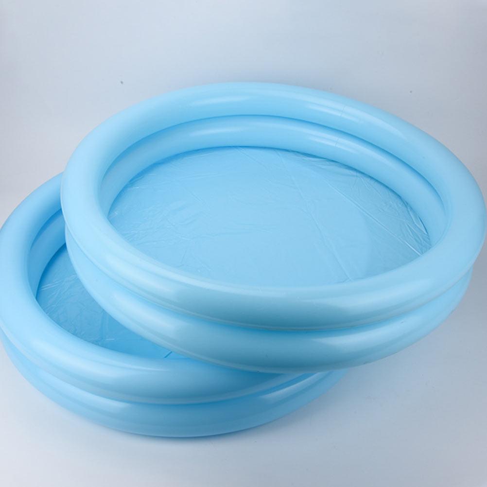 2 Pcs Sandbox Inflatable Child Toy Toys Portable Pool Tray Plastic Fishing Game