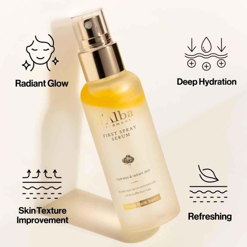 [d'Alba] Weißes Trüffel-Erstspray-Serum 100 ml