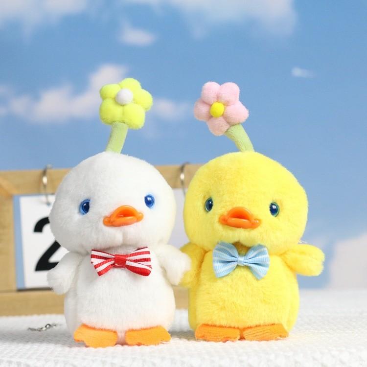 Adorable Plush Duck Keychain Cute Chick Hanging Doll Soft Toy For Bags And Accessories