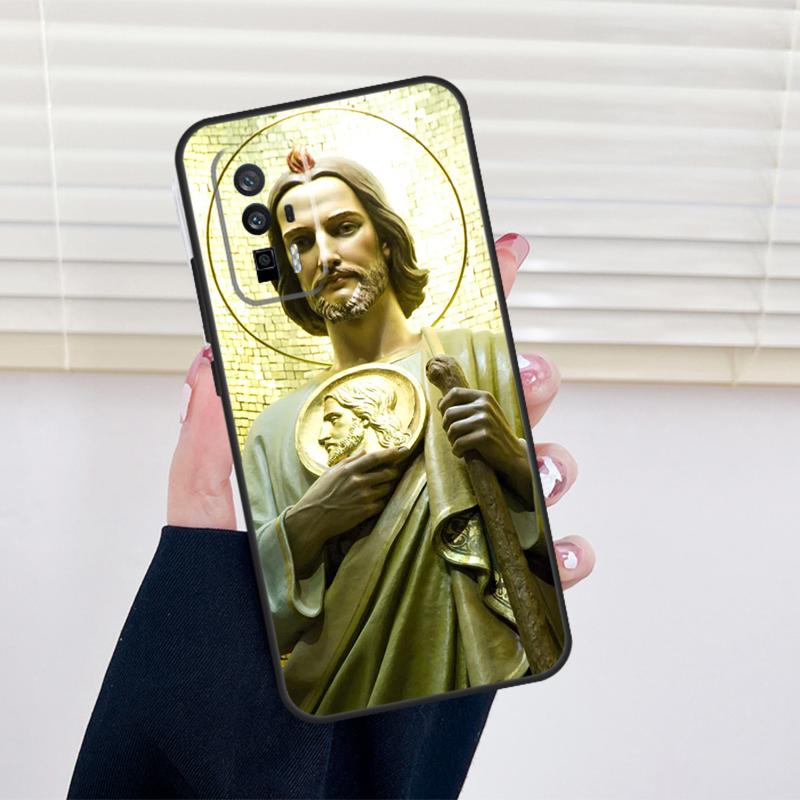 San Judas Tadeo Cover For Xiaomi 11T 12T 13T 14T Pro 13 14 15 Ultra POCO X7 X6 Pro X3 X5 F5 F6 M6 Pro Case