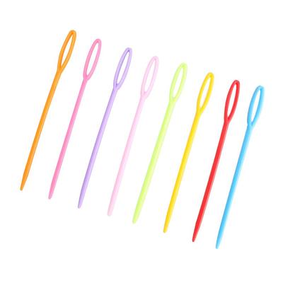Aiguilles à fil en plastique à grand chas pour le tricot et la couture - 7 cm et 9 cm