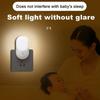 EU/US-Stecker LED-Nachtlicht Sensorbeleuchtung Mini-Nachtlicht Lampe Für Kinderzimmer Schlafzimmerleuchten Weihnachtsstecker Nachtlampe