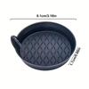 Car Silicone Cup Mat Leak Proof Car Water Cup Mat Circular Silicone Anti Slip Mat Heat-Resistant Car Interior Decoration