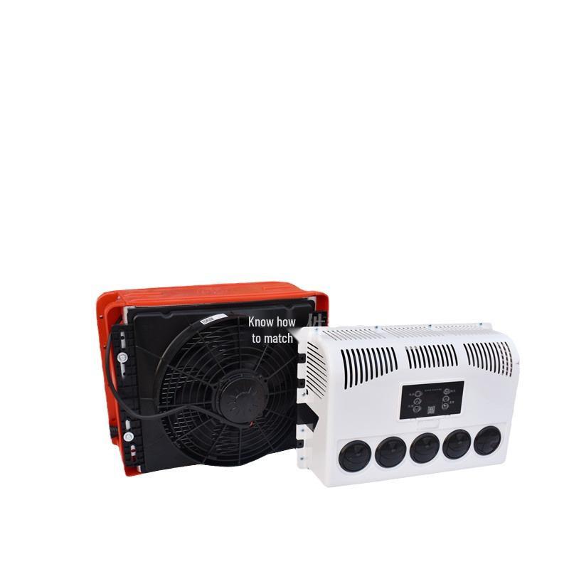 12/24V Electric Vehicle Air Conditioner for Trucks - Variable Frequency, Vertical & Horizontal Parking Cooling System