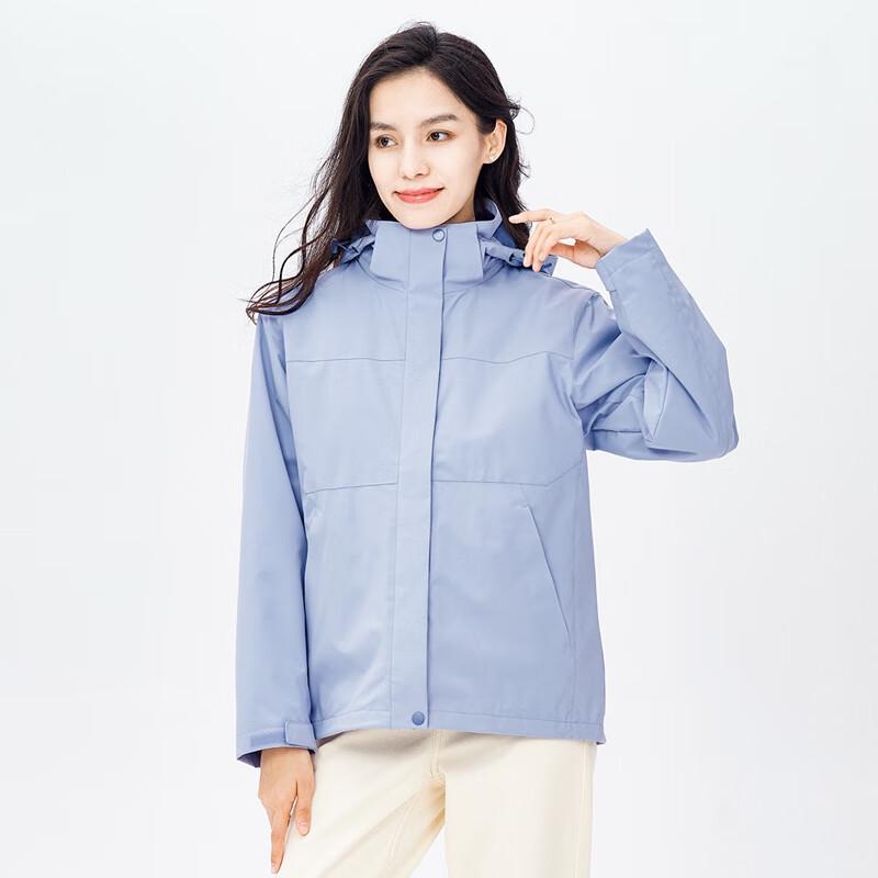 Unisex 3-in-1 Outdoor Waterproof Jacket with Detachable Fleece Liner