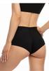 Figi damskie czarne bezszwowe wysoki stan Infinity boyshorts maxi Julimex
