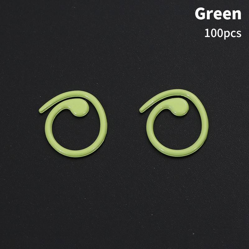 100 STÜCKE Bunte Maschenmarkierer Stricken Häkeln Abschließbare Maschenmarkierer Metall Maschennadel Clip Zähler Häkeln Nähzubehör