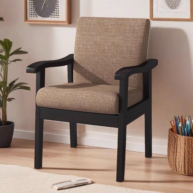 Modern Wood Dining Chair ,Simple Nordic Reclining Chairs, Study Armchair, Lounge Chair ,Hotel and Restaurant Chairs