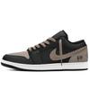 Air Jordan 1 Low Top Vintage Basketball Shoes Men's Black Brown 553558-153(Team1439-)