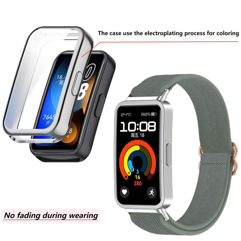 Plating TPU Case For Huawei band 10 9 8 NFC case Soft protector For Huawei band10 strap cover Bracelet accessories