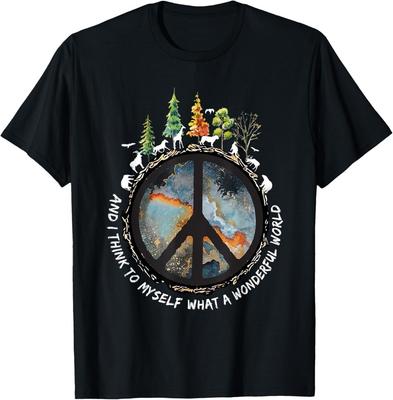 Animals-And I Think To Myself What A Wonderful World Gift Unisex T-Shirt