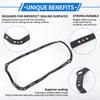X Autohaux No.11251P0A000 Car Transmission Filter Oil Pan Gasket for Honda Accord 2.2L 1990-1997 for Honda Odyssey 2.2L 1995--98