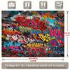 2D Colorful Graffiti Wall Photography Background Cloth