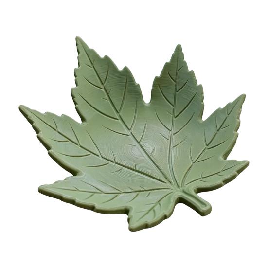PLA Storage Tray 3D Printed Maple Leaf Trinket Dish, Autumn Fall Key Tray, Jewelry Home Decor for Entryway, Thanksgiving Tabletop Decor, Harvest