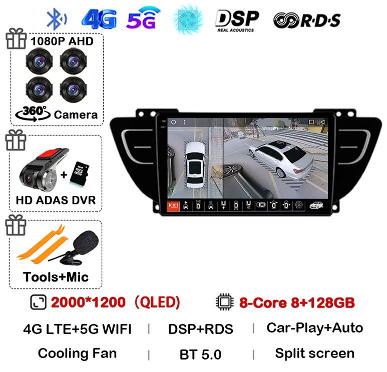 Android 14 Carplay Auto For Geely Atlas NL-3 2016 2017 2018 2019 2020 Car Radio Multimedia Video Player Navigation GPS Stereo