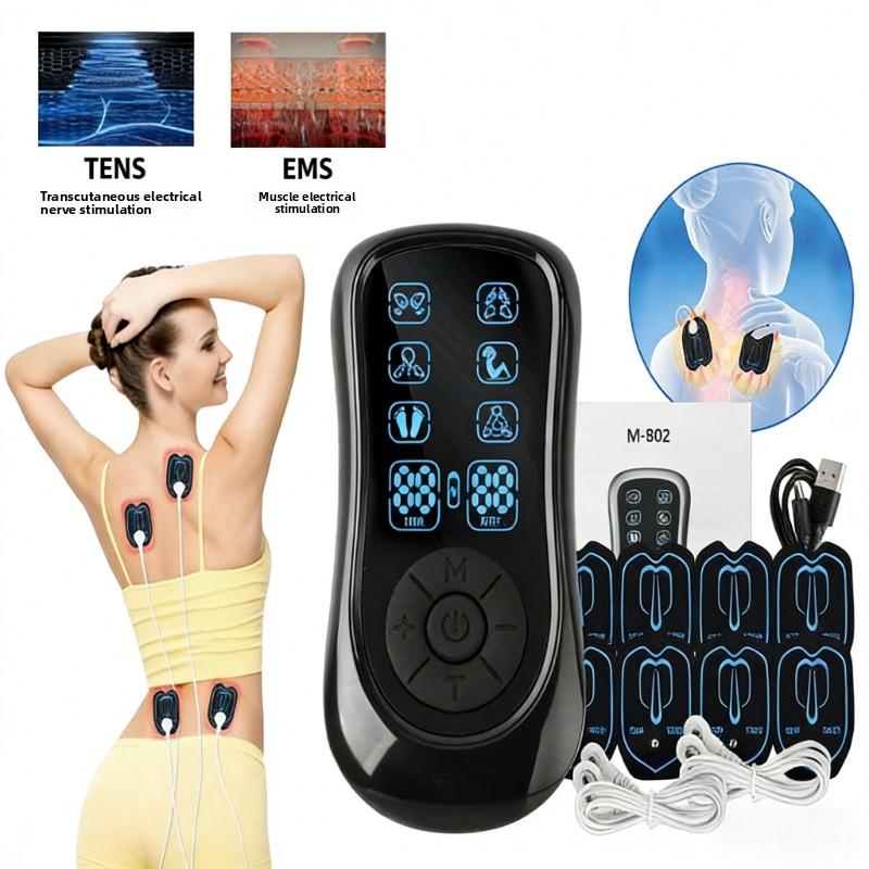 Physiotherapy Massage Equipment Electronic Tens Stimulator Professional Electric Body Massager Myostimulator for Muscle Pain Rel