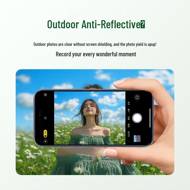 BaoShiQing AR Anti-Reflective Blue Light Tempered Glass Screen Protector