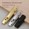 Aluminum Alloy Door Bolt Door Lock Bolts For Bedroom Bathroom Cupboard Door Latch Bolts Lock With Screws Gold Black Silver