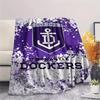 1pz Coperta in Flanella con Stampa Fremantle Dockers, Alta qualità, Confortevole per Tutte le Stagioni, Decorazione per la Casa, Calore e Comfort