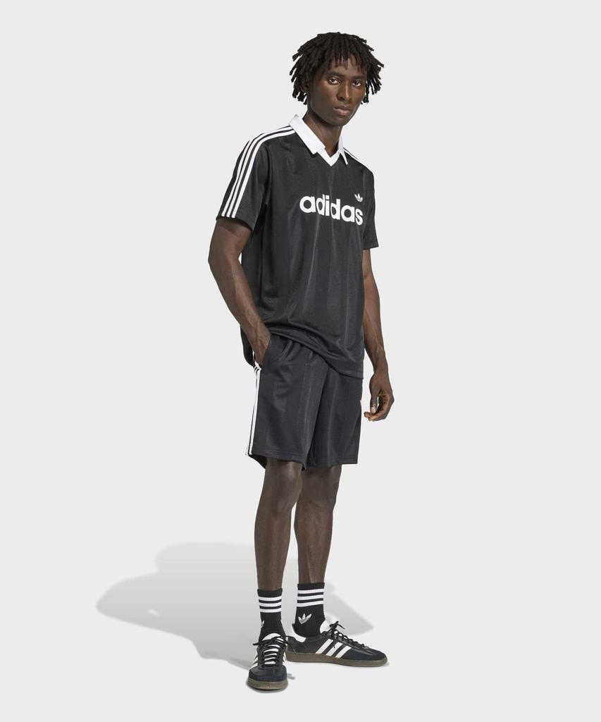 adidas Archive Collar Engineered Jersey - Black / Ke3584