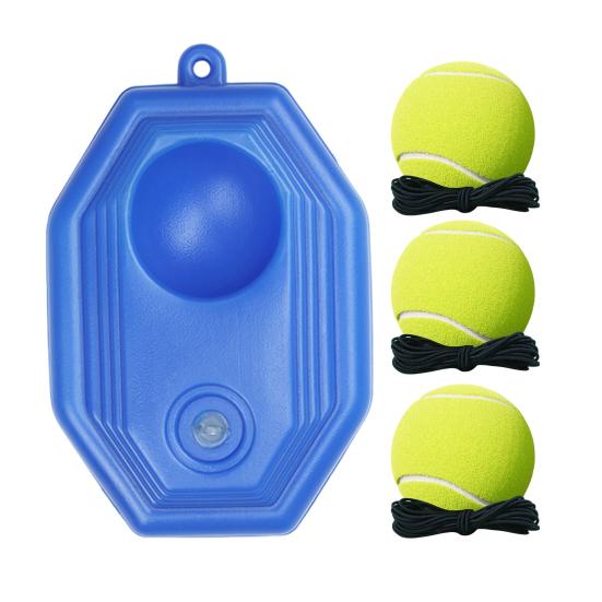 Tennis Trainer with String Ball Portable Tennis Solo Training Rebounder with Weighted Base Kids Adults Beginner Backyard Self Tennis Practice Tools