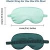 Silk Satin Sleep Mask With Elastic Strap Travel Eye Sleeping Blindfold For Women Men