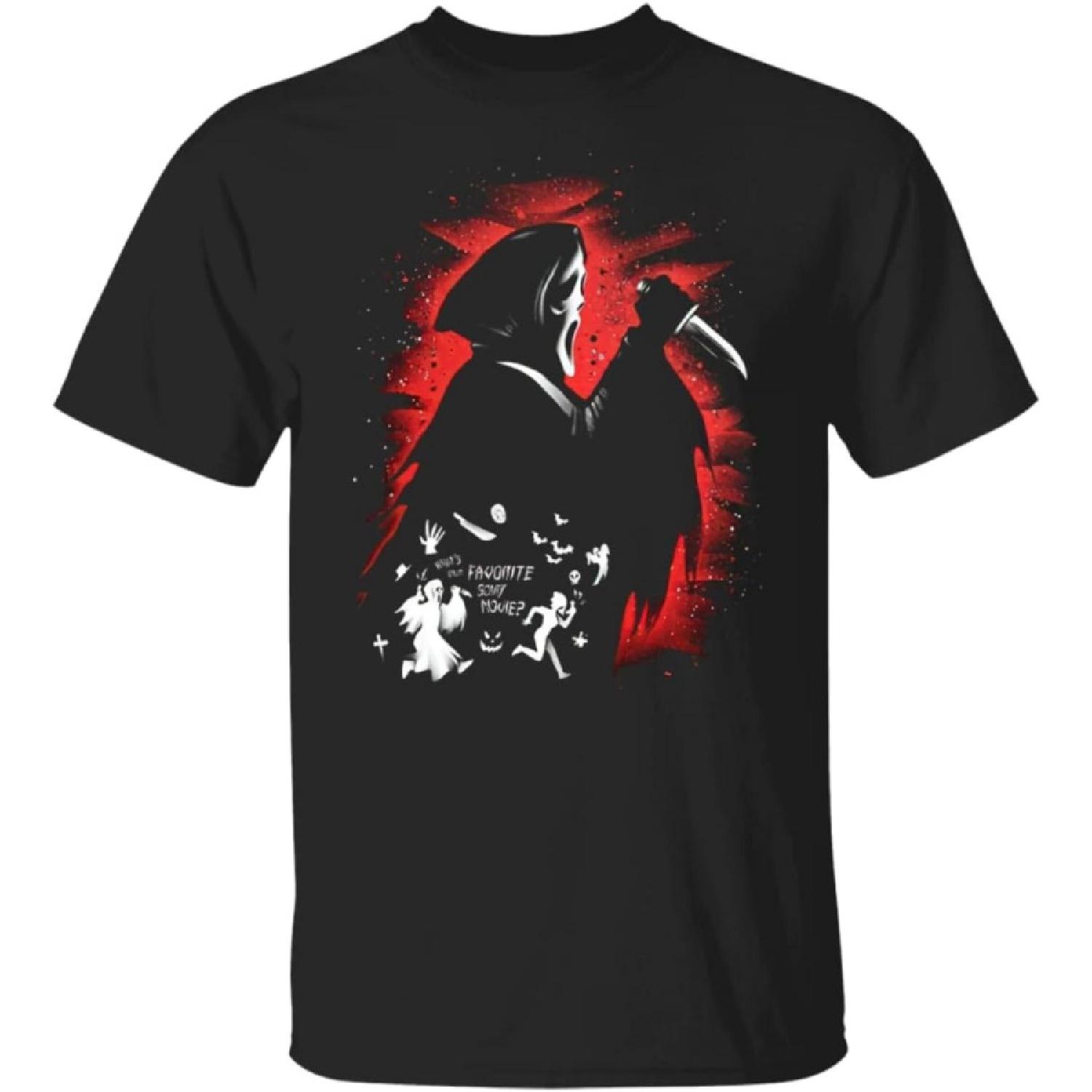 Ghost Face-Horror Scream Halloween Horror Scary Fan T-Shirt Black S