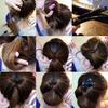 4Pcs Braid Ponytail Bun Maker Comb Accessory Hair DIY Hairdressing Styling Set