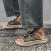 2025 Herren Sommer atmungsaktiv weichsohlig lässig neu Outdoor Wat-Sandalen Strandschuhe 371222-J