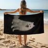 1 Stück Hund Print Handtuch Sport Schnelltrocknend Super Saugfähig Camping Handtuch Super Weich Leichtgewicht Fitnessstudio Schwimmen Yoga Strand Handtuch