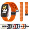 Magnetic D Buckle Sports Silicone Strap for Samsung Galaxy Fit 3 Replacement Band for Samsung Galaxy Fit 3 Wristband Bracelet
