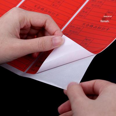RoHS Non-Conforming Material Label & Inspection Card