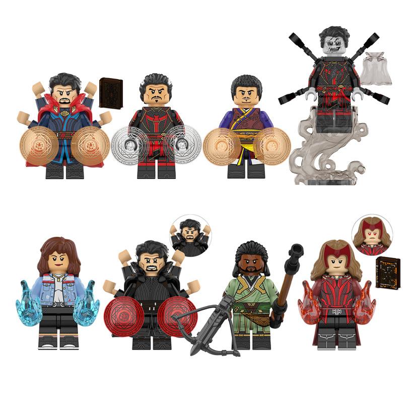 Figura de Spider-Man de Bloques de Construcción Mini Ladrillos Juguete de Construcción Modelo Adorno de Escritorio para Niños Regalo