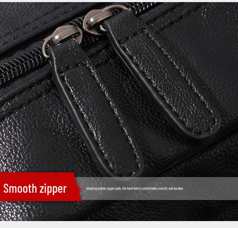 2023 Men's Leather Crossbody Shoulder Bag - Business & Casual Travel Handbag