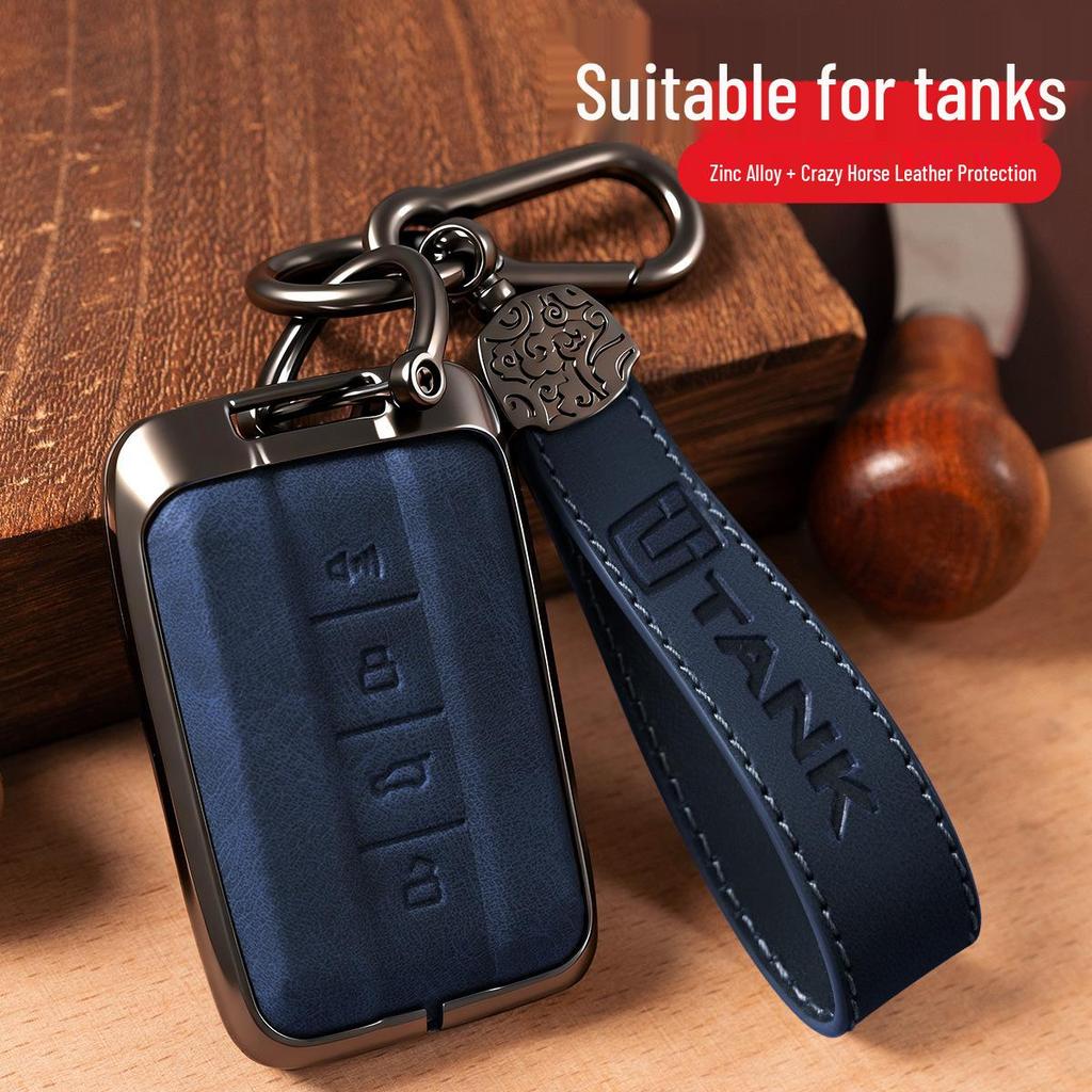 Compatible with the Cyber Tank 300 and Wey Tank 500, This Car Key Shell and Protective Cover.