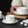 Caneca Porcelana de Osso borda dourada conjunto de xícaras de café luxo flor cerâmica xícara e pires inglês negócios Hotel utensílios de café americanos caneca