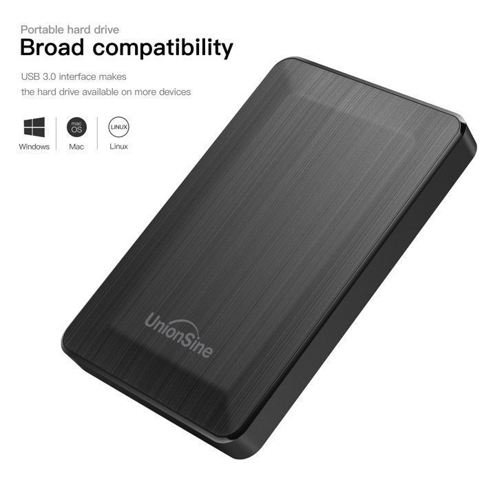 External Hard Drive - UNIONSINE - UnionSine-HD2513 - 320 GB - USB 3.0 - Portable 2.5''